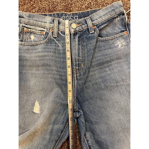 Etica Finn Jeans Straight High Rise Denim Size 26 New W/ Tag - Picture 12 of 14